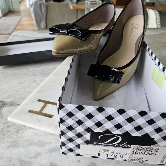 Delman Ballet Flats Patent leather 8.5 - Picture 2 of 8